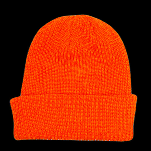 Tuque Blank Beanie Orange Flash