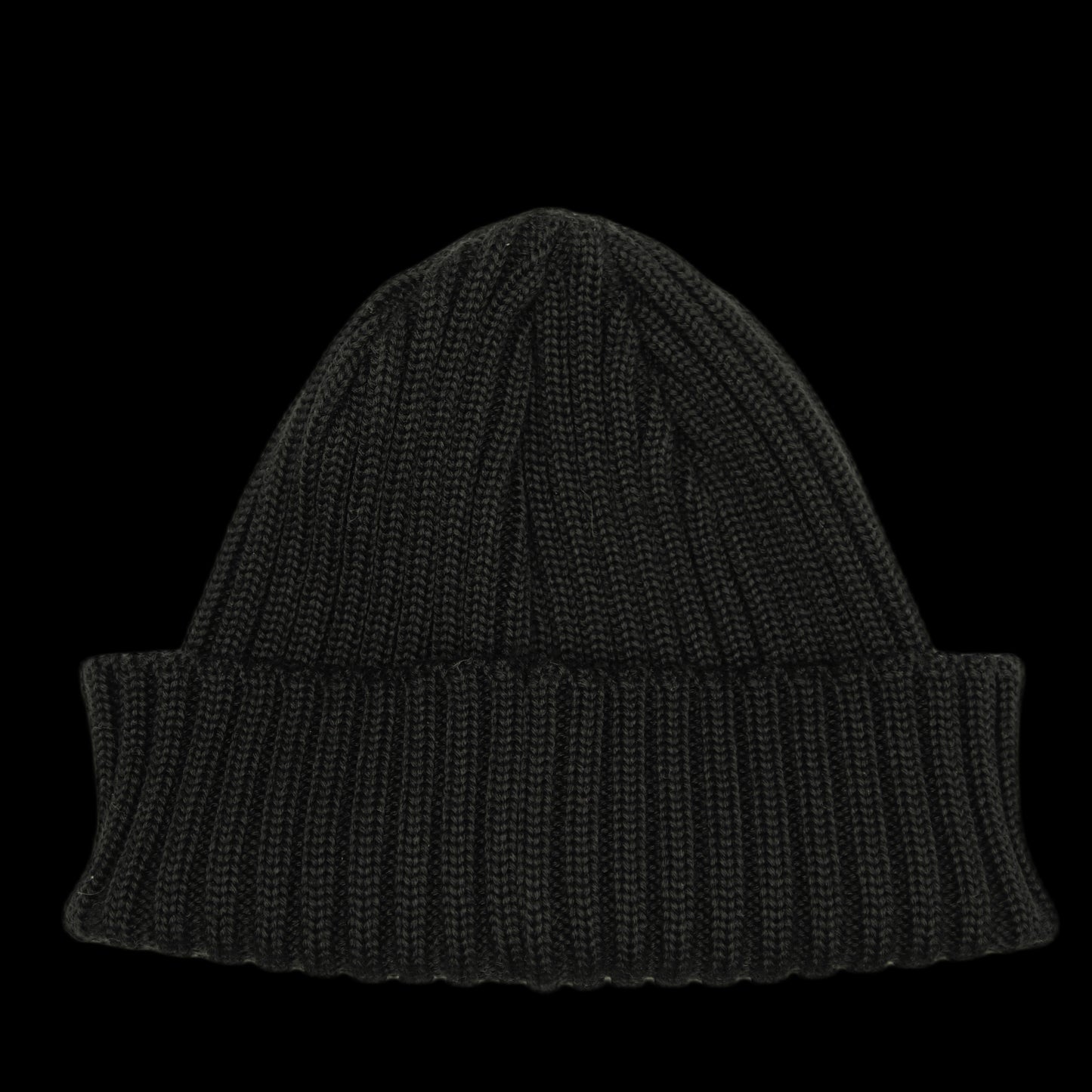 Tuque Dime Rib 50% Laine De Merino Beanie Noir