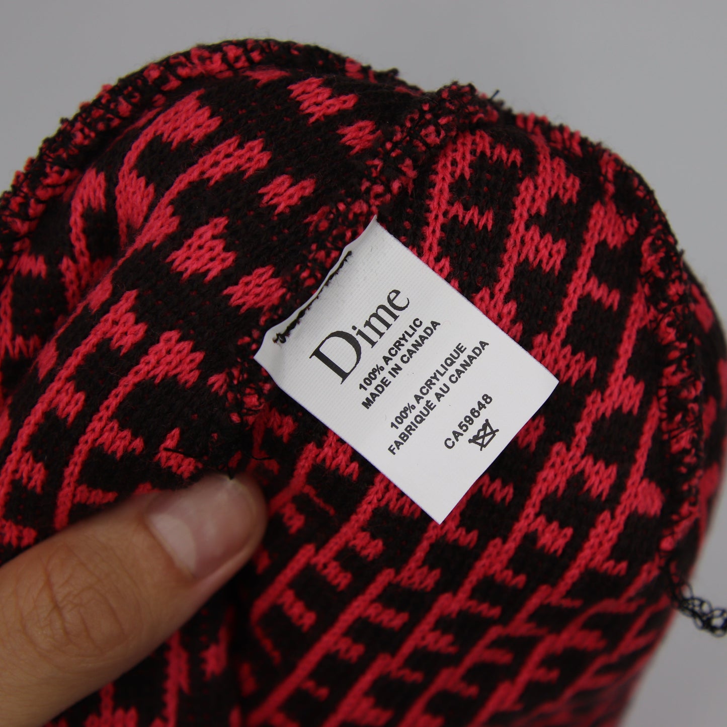 Tuque Dime Wrap Beanie Rouge/Noir