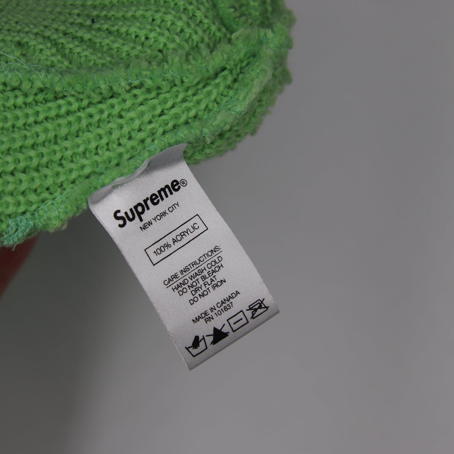 Tuque Supreme Loose Gauge Beanie Light Green (FW18)