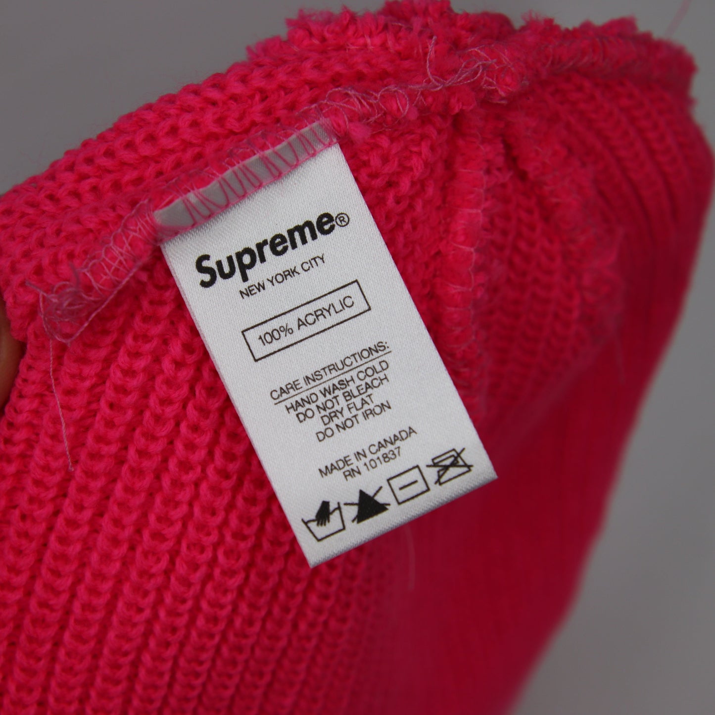 Tuque Supreme Loose Gauge Beanie Pink