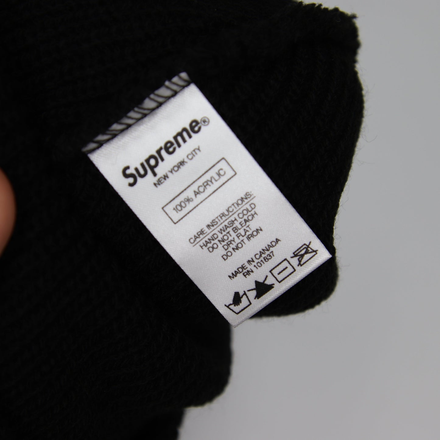 Tuque Supreme Basic Beanie Black (FW19)