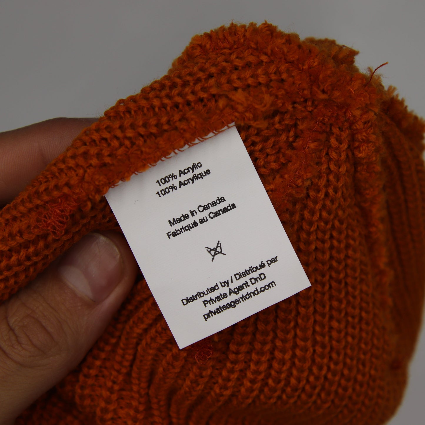 Tuque Fisherman Beanie Orange Automne