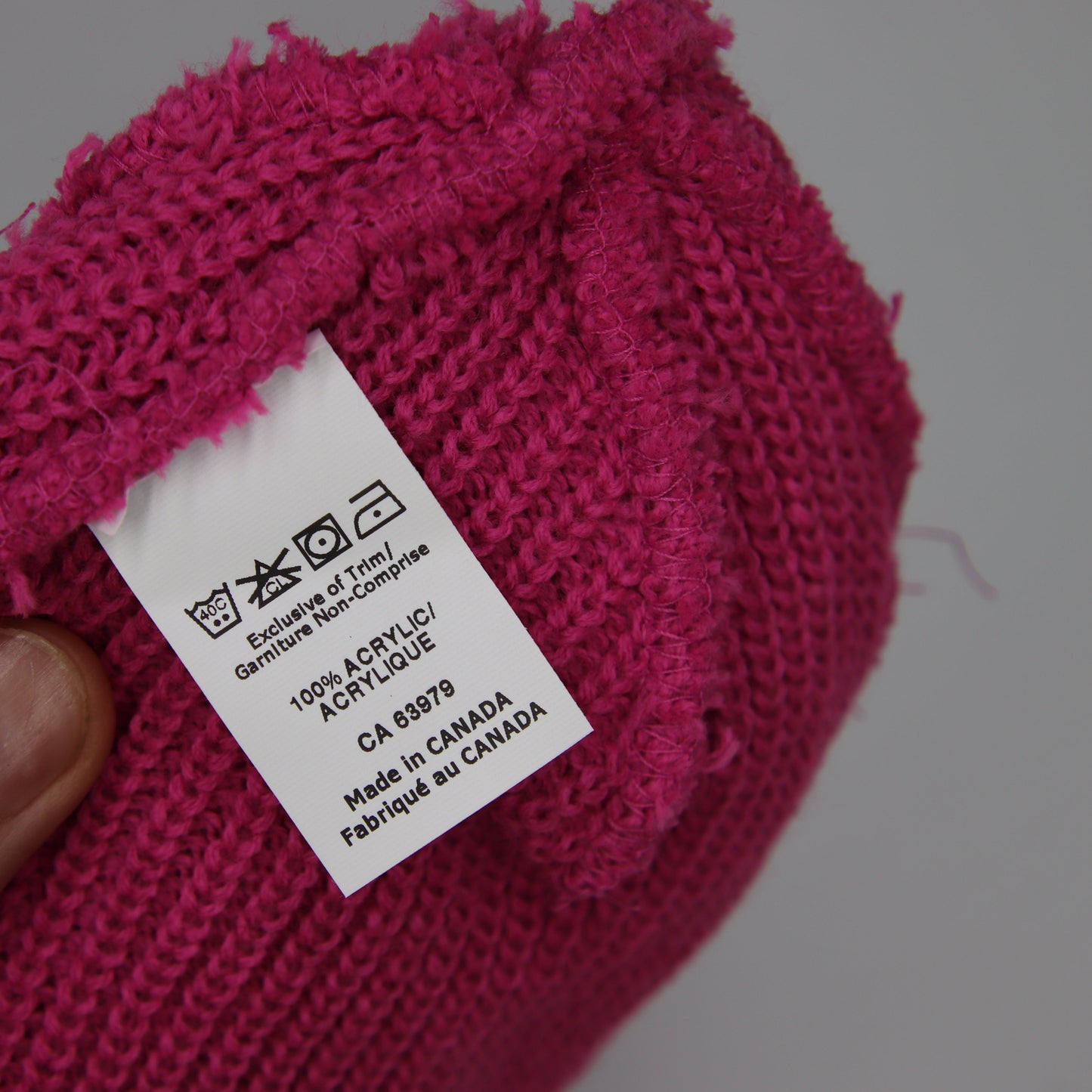 Tuque Blank Beanie Magenta