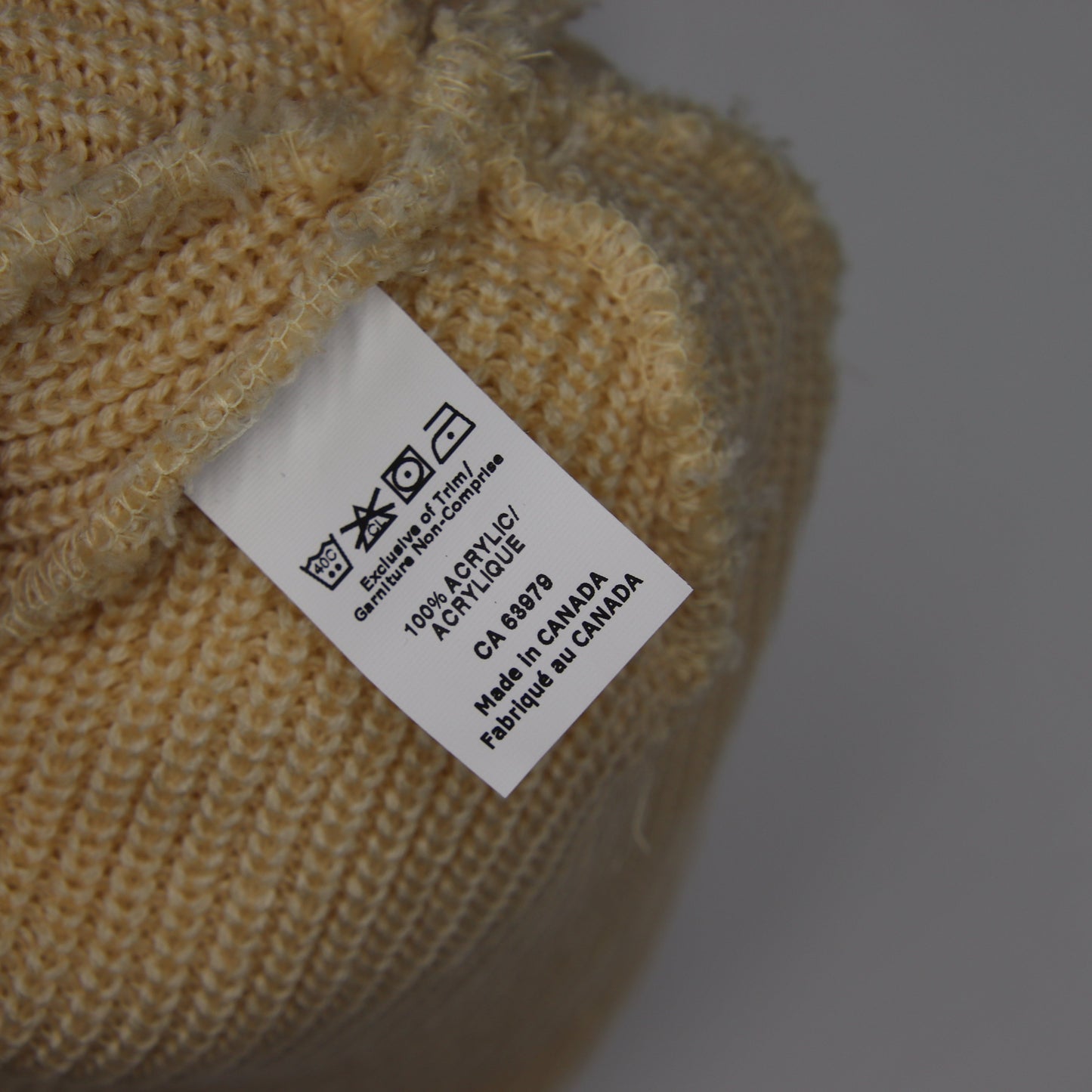 Tuque Blank Beanie Beige