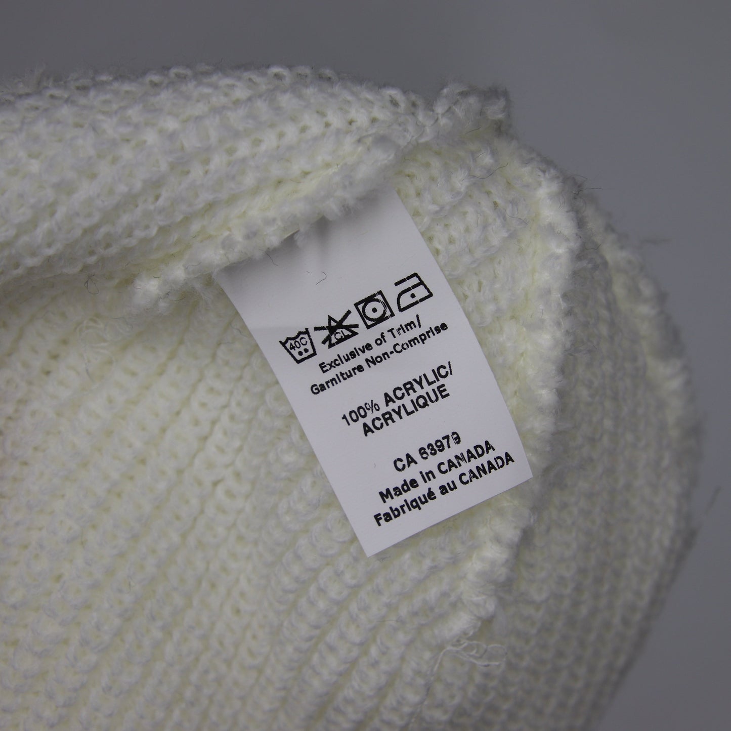 Tuque Blank Beanie Blanc