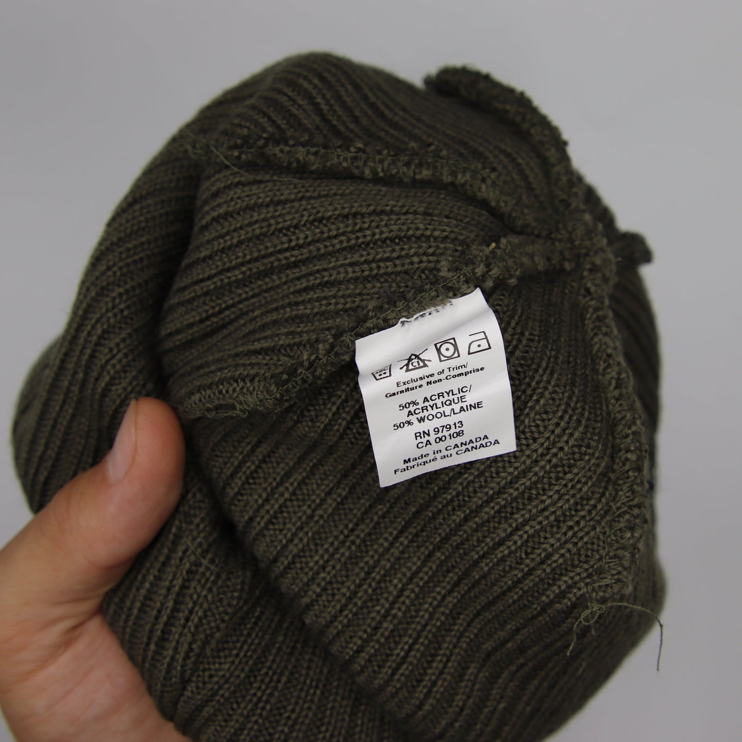 Tuque Chaos 50% Laine De Merino Beanie Kaki