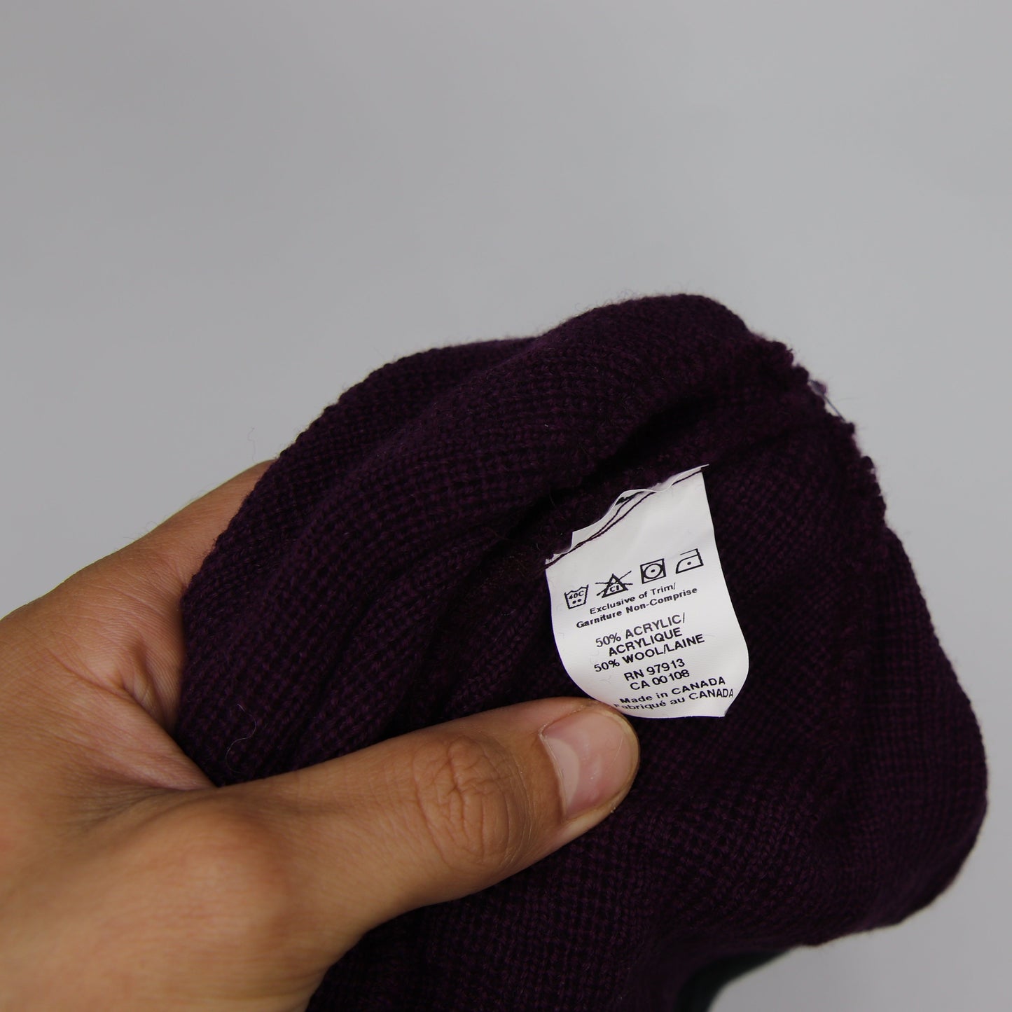 Tuque Chaos 50% Laine De Merino Beanie Mauve