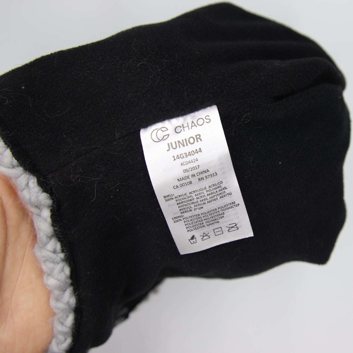 Tuque Chaos Junior Beanie Gris