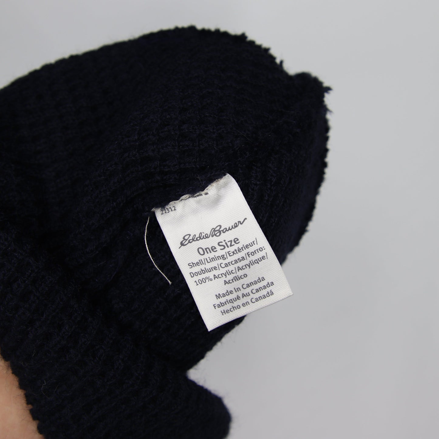 Tuque Eddie Bauer Patch Beanie Navy