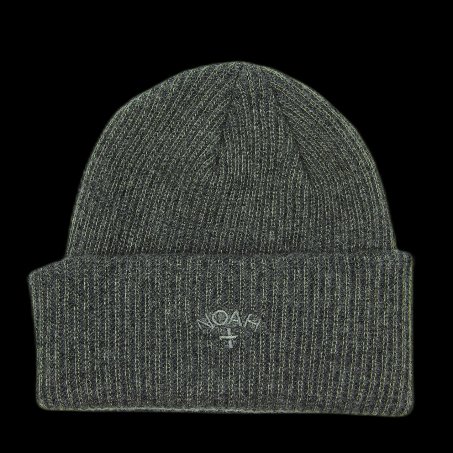 Tuque Noah Core Logo 50% Recycled Cashmere 50% Merino Wool Beanie Gris