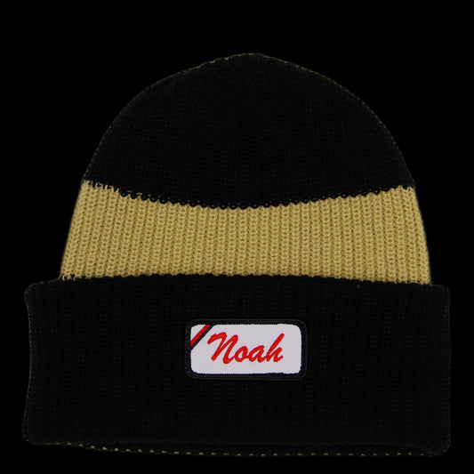 Tuque Noah Work Patch Logo Beanie Noir/Beige