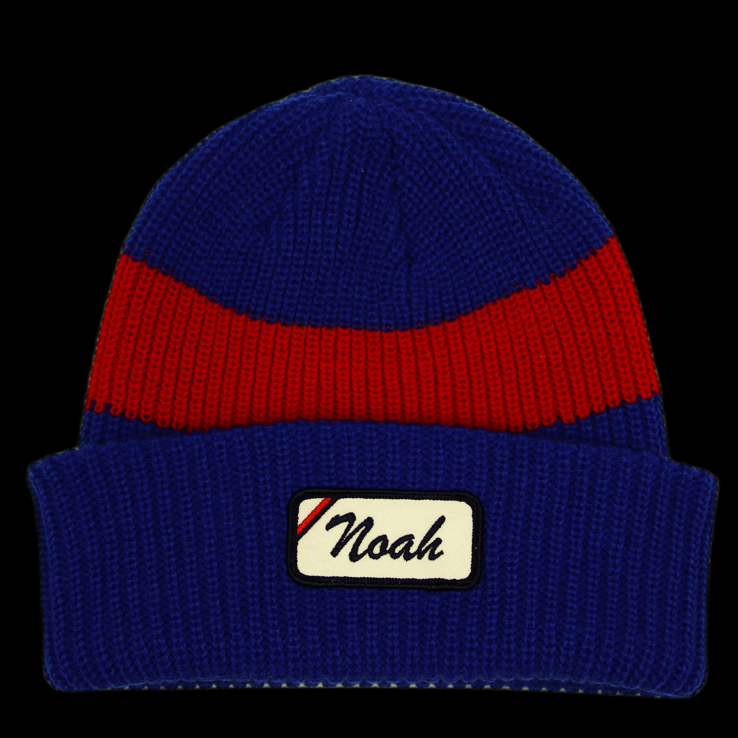 Tuque Noah Work Patch Logo Beanie Bleu/Rouge