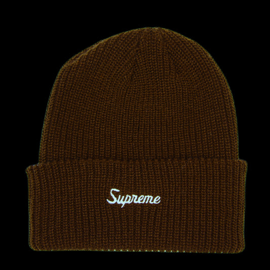 Tuque Supreme Loose Gauge Beanie Brown (FW21)