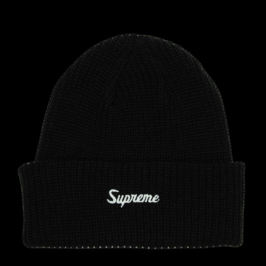 Tuque Supreme Loose Gauge Beanie White/Black (SS22)