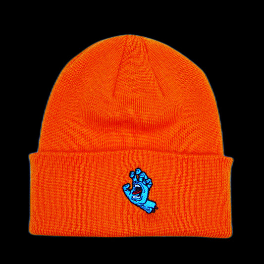 Tuque Santa Cruz Screaming Hand Logo Beanie Orange