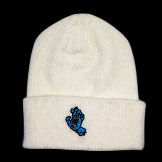 Tuque Santa Cruz Screaming Hand Logo Beanie Blanc