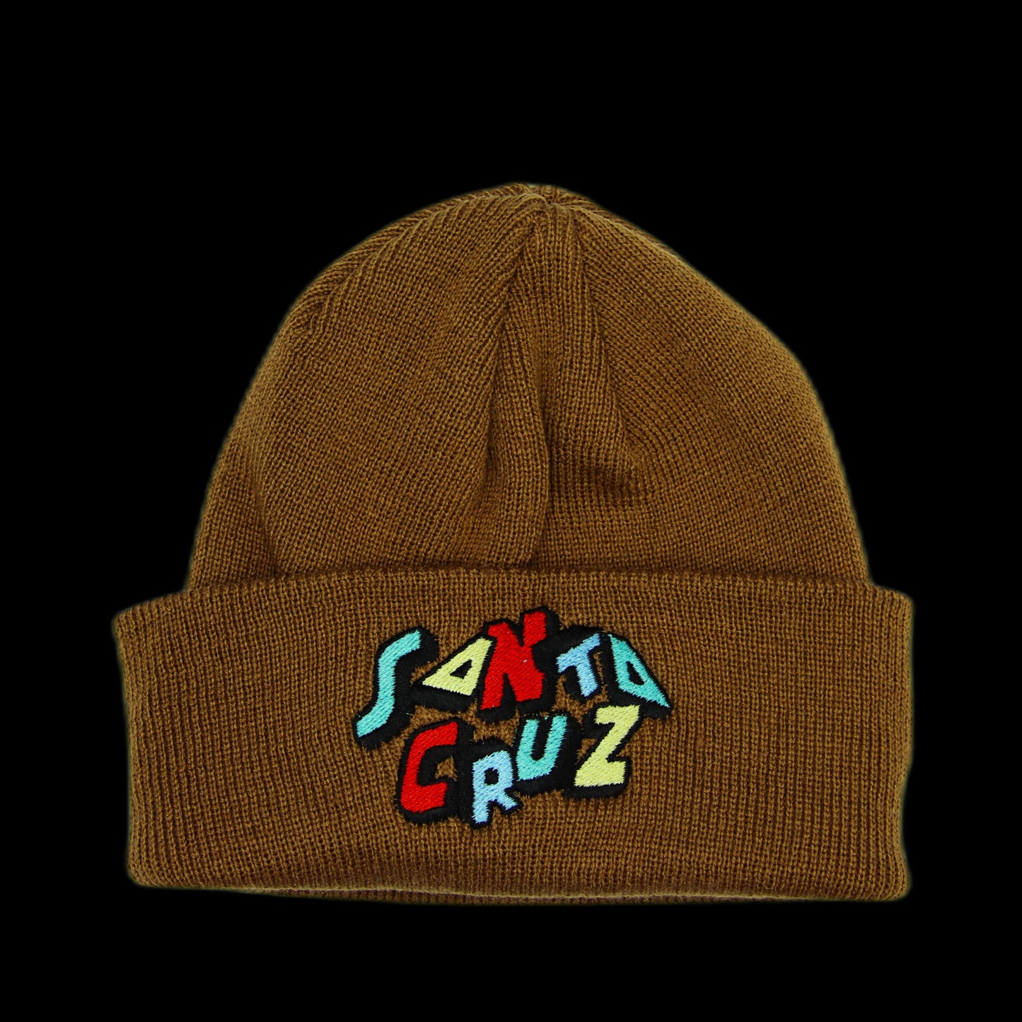 Tuque Santa Cruz Cartoon Logo Beanie Brun