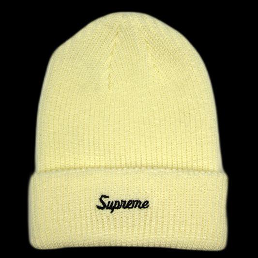 Tuque Supreme Loose Gauge Beanie Black/White (FW21)