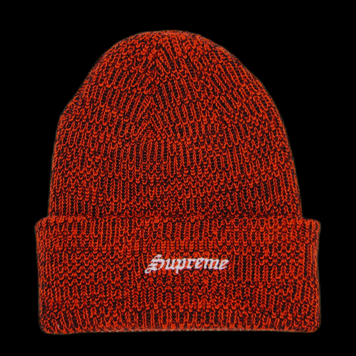 Tuque Supreme Twisted Loose Gauge Beanie Neon Orange