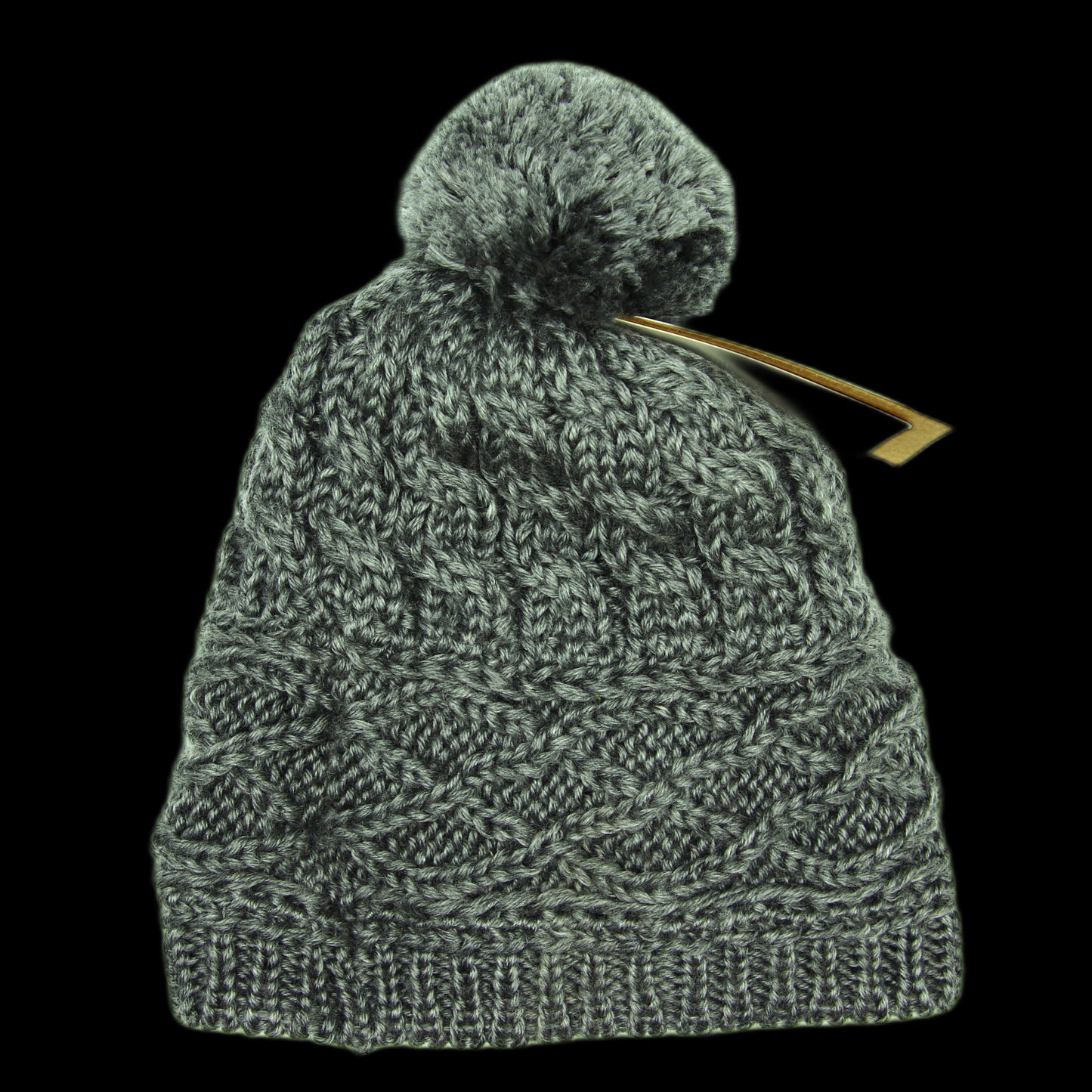 Tuque Chaos Pompon Amber Beige Gris