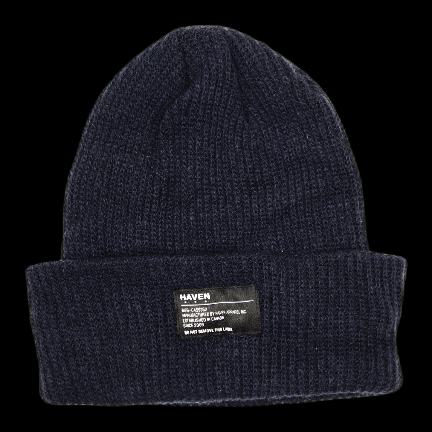 Tuque Haven Tag Beanie Navy