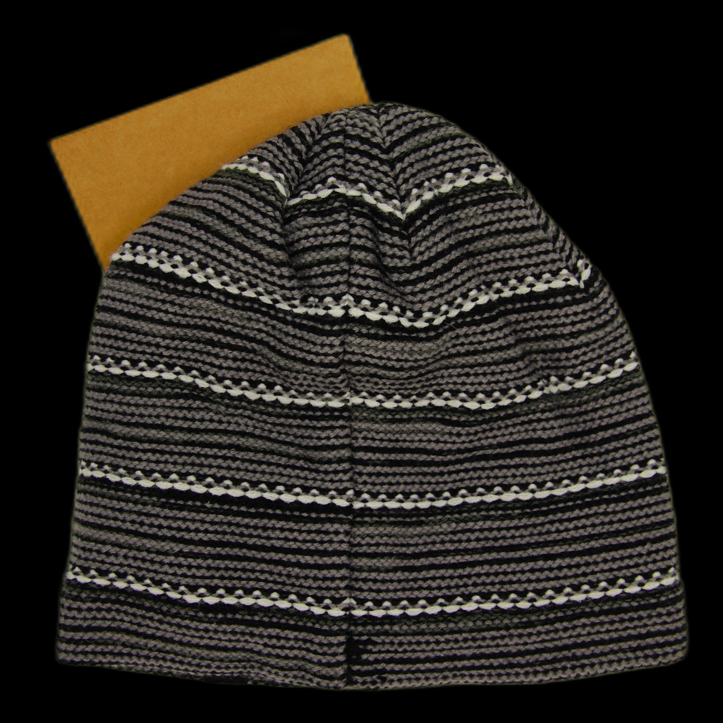 Tuque Chaos Stripe Beanie Gris Noir Blanc