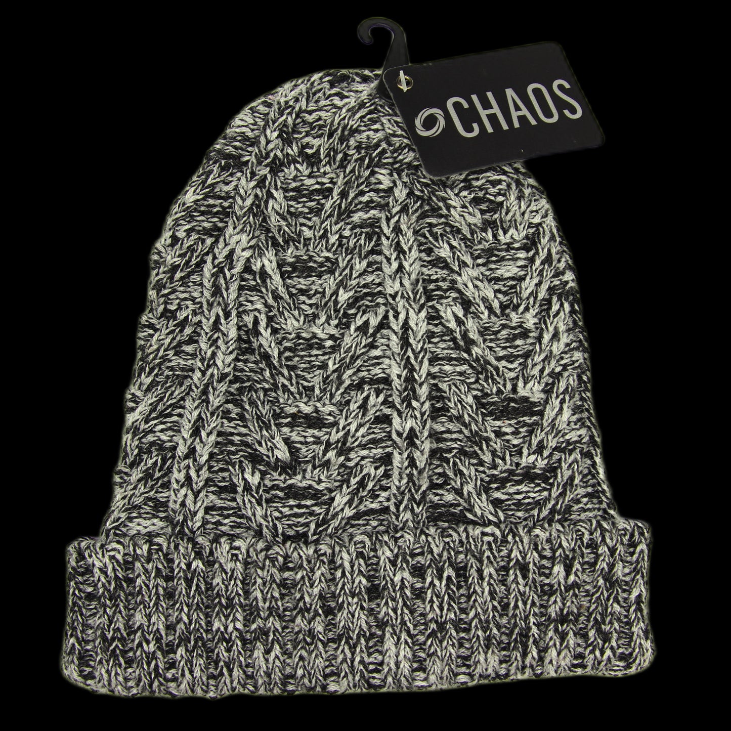 Tuque Chaos Classique Twisted Beanie Gris Noir