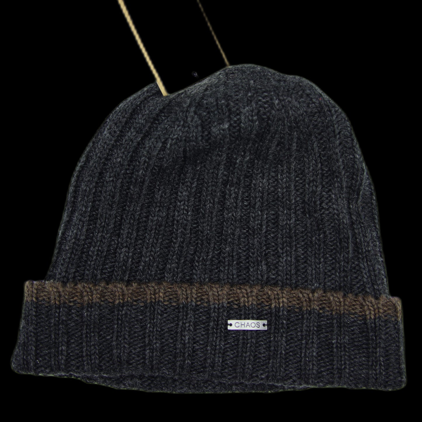 Tuque Chaos Barry Beanie 15% Laine De Merino Heather Noir